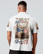 BLISSCORNERS THE CLOSER I GET TO NATURE DEER HUNTING ALL OVER PRINT