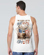 BLISSCORNERS THE CLOSER I GET TO NATURE DEER HUNTING ALL OVER PRINT