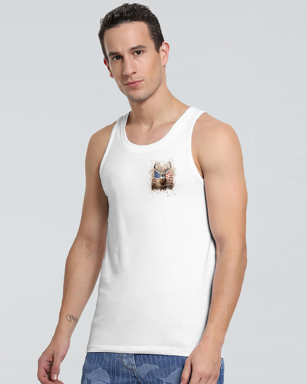 BLISSCORNERS THE CLOSER I GET TO NATURE DEER HUNTING ALL OVER PRINT