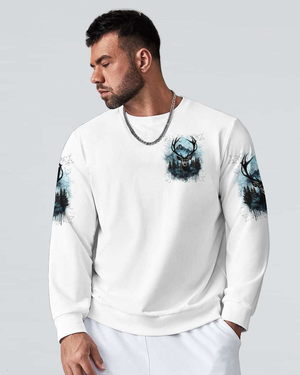 BLISSCORNERS BUCK AROUND AND FIND OUT DEER HUNTING ALL OVER PRINT