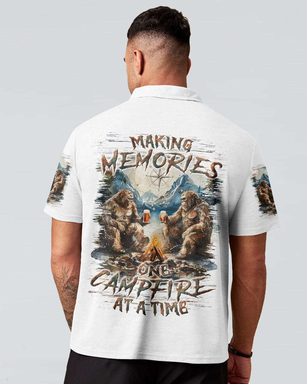 BLISSCORNERS MAKING MEMORIES ONE CAMPFIRE AT A TIME BIGFOOT ALL OVER PRINT