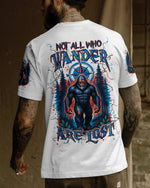 BLISSCORNERS NOT ALL WHO WANDER ARE LOST BIGFOOT ALL OVER PRINT