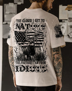 BLISSCORNERS THE CLOSER I GET TO NATURE DEER HUNTING ALL OVER PRINT