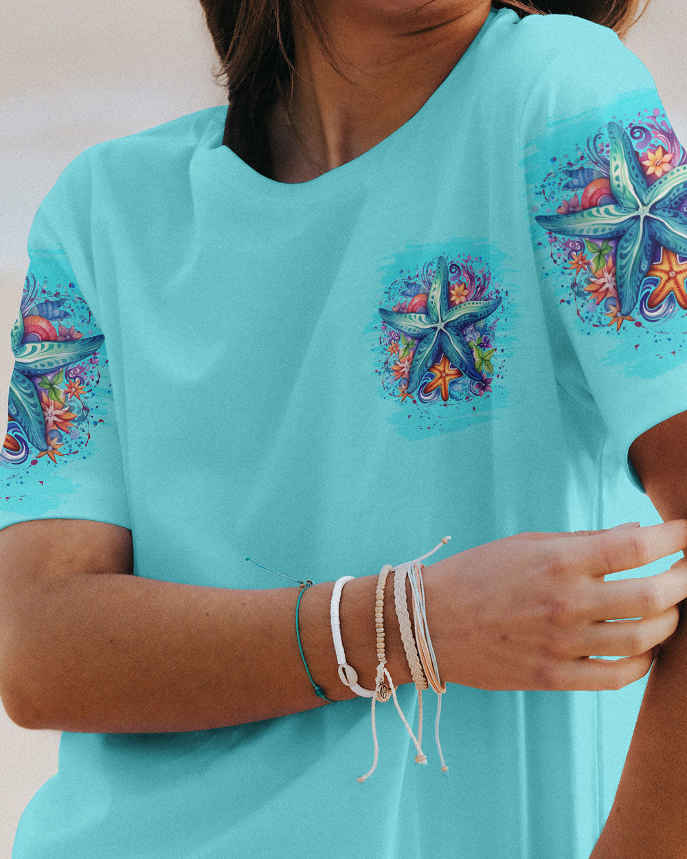 BLISSCORNERS SOME GIRLS ARE JUST BORN STARFISH ALL OVER PRINT