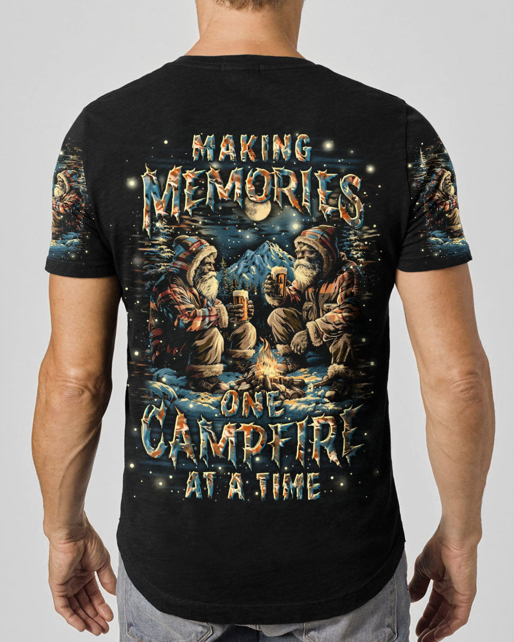 BLISSCORNERS MAKING MEMORIES ONE CAMPFIRE AT A TIME BIGFOOT ALL OVER PRINT