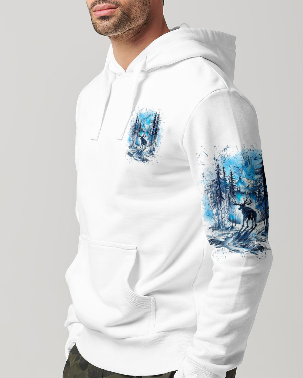 BLISSCORNERS THE CLOSER I GET TO NATURE DEER HUNTING ALL OVER PRINT