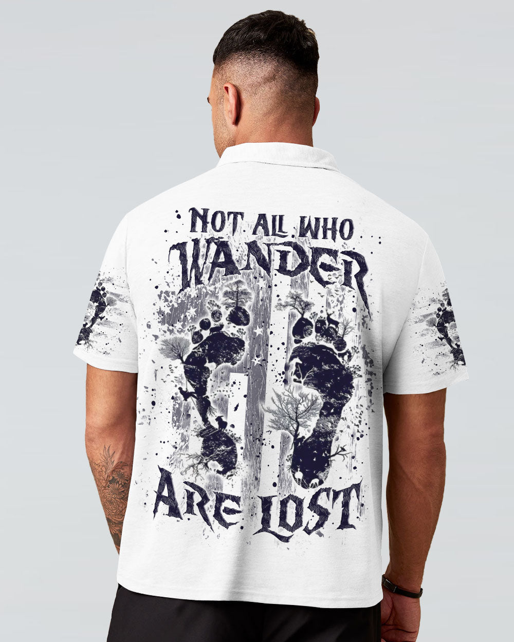 BLISSCORNERS NOT ALL WHO WANDER ARE LOST ALL OVER PRINT