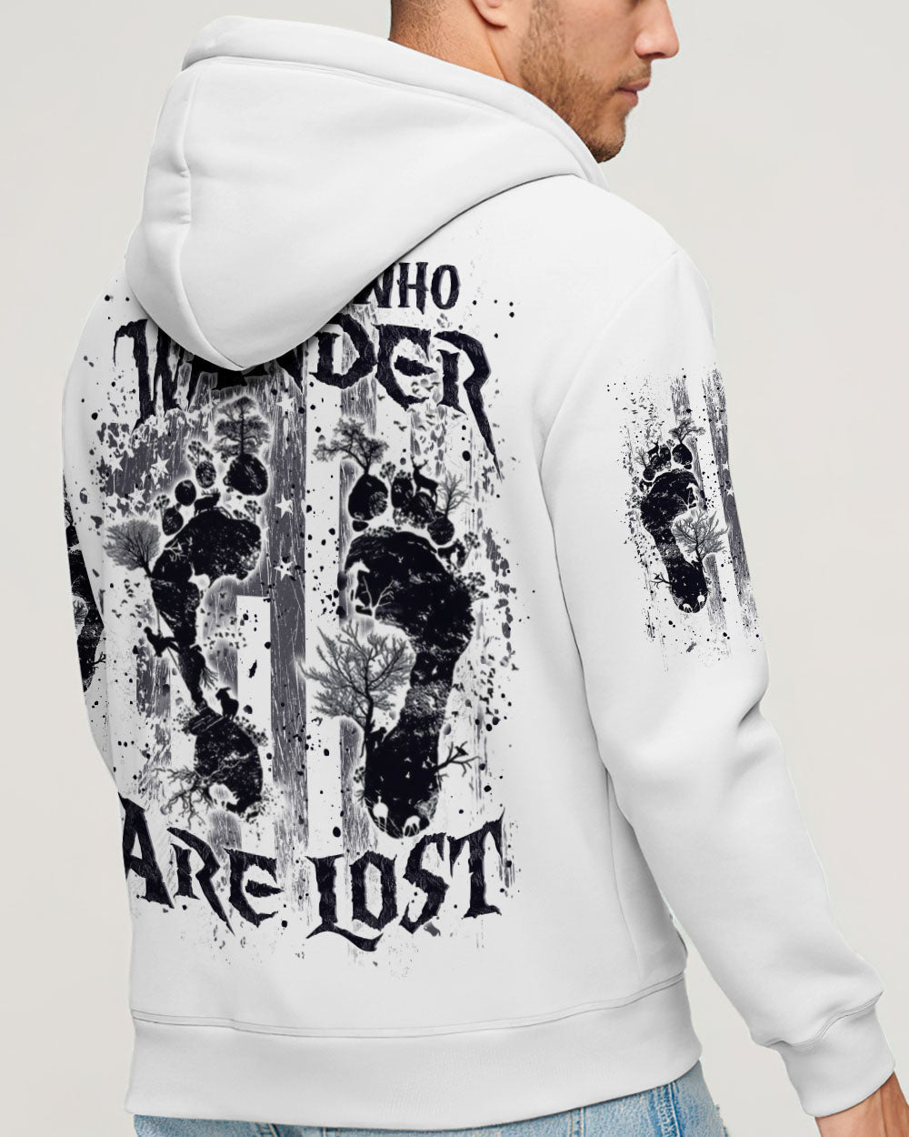 BLISSCORNERS NOT ALL WHO WANDER ARE LOST ALL OVER PRINT