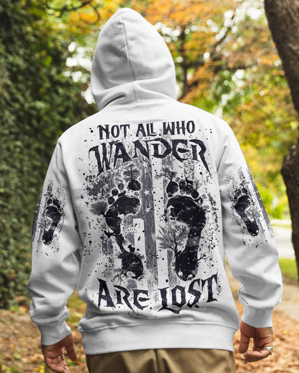 BLISSCORNERS NOT ALL WHO WANDER ARE LOST ALL OVER PRINT