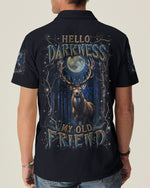 BLISSCORNERS HELLO DARKNESS MY OLD FRIEND DEER ALL OVER PRINT