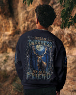 BLISSCORNERS HELLO DARKNESS MY OLD FRIEND DEER ALL OVER PRINT