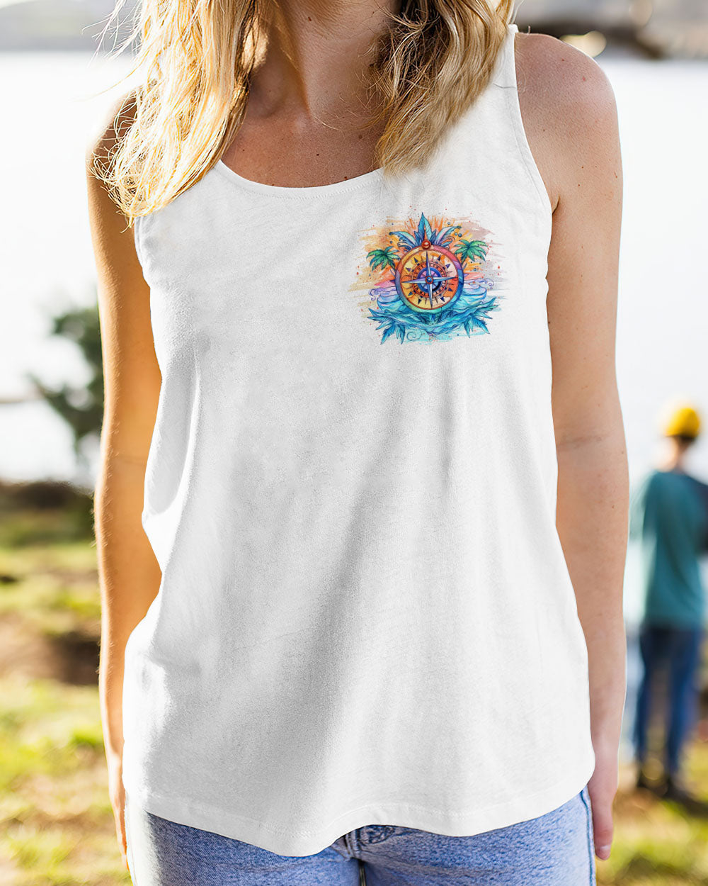 BLISSCORNERS SMELL THE SEA FEEL THE BREEZE ALL OVER PRINT