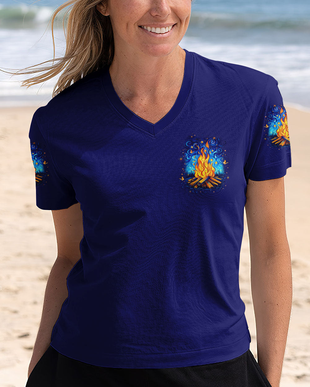 BLISSCORNERS MAKING MEMORIES ONE CAMPFIRE AT A TIME ALL OVER PRINT
