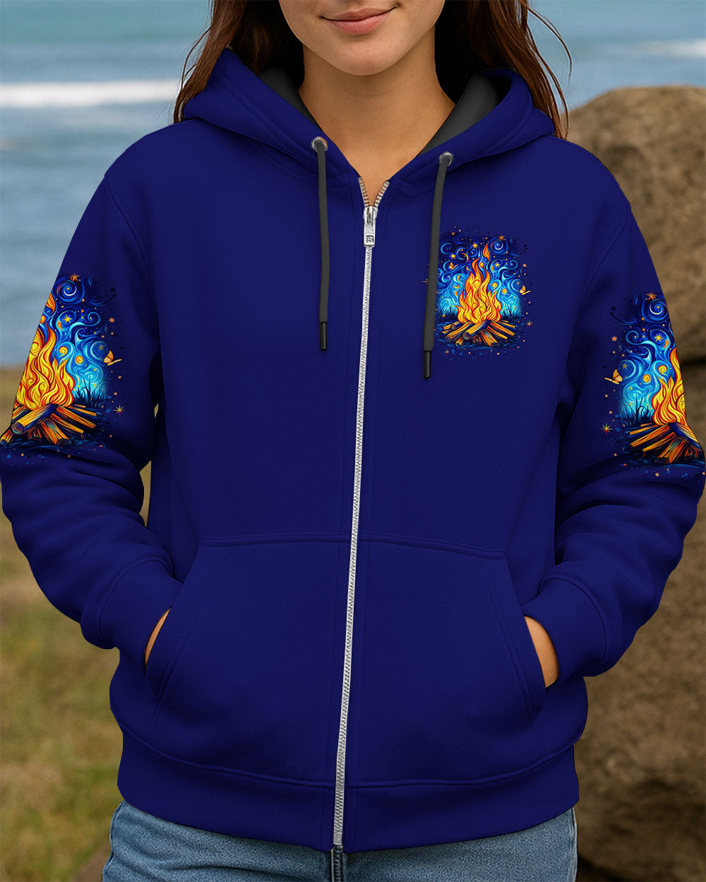 BLISSCORNERS MAKING MEMORIES ONE CAMPFIRE AT A TIME ALL OVER PRINT