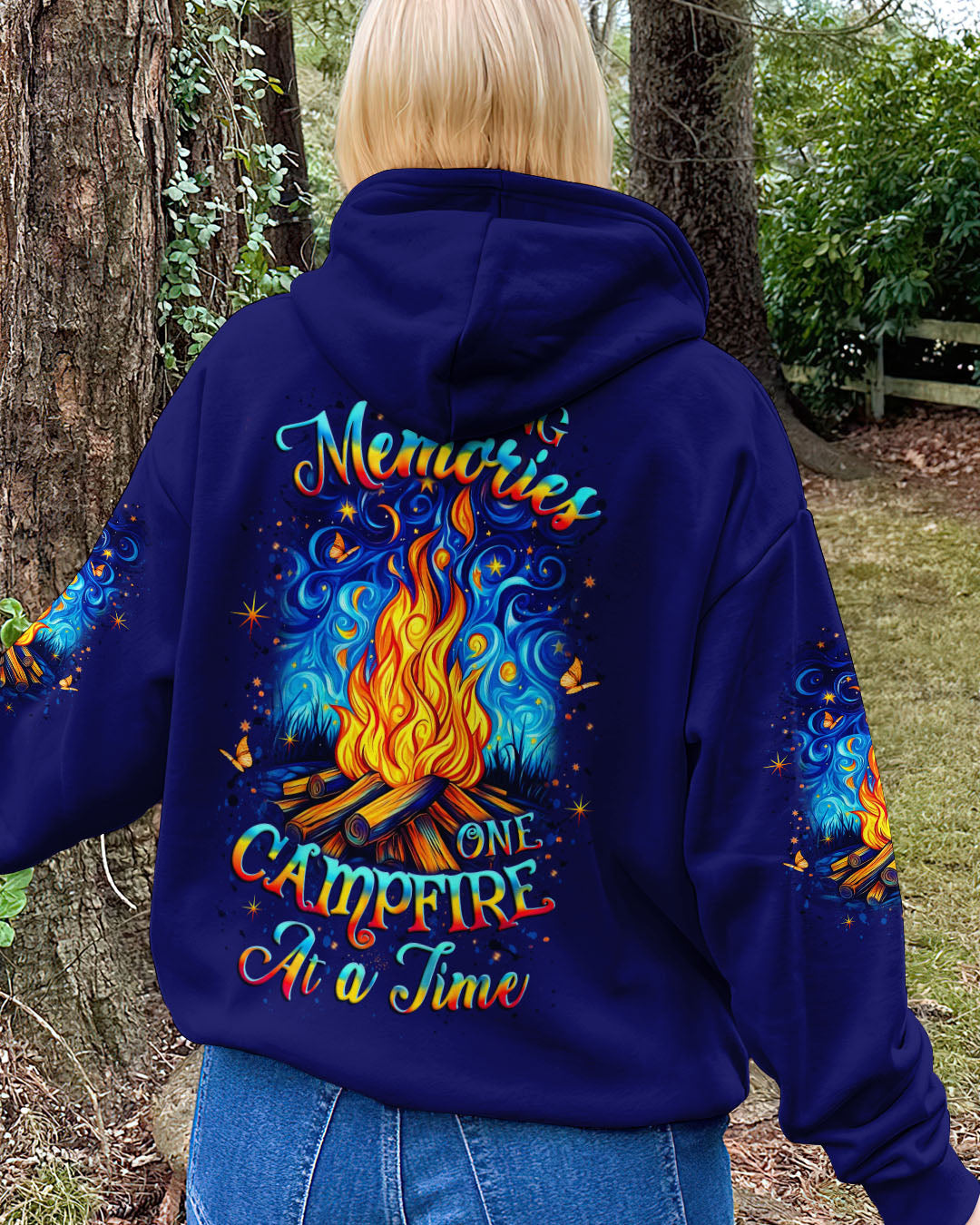 BLISSCORNERS MAKING MEMORIES ONE CAMPFIRE AT A TIME ALL OVER PRINT