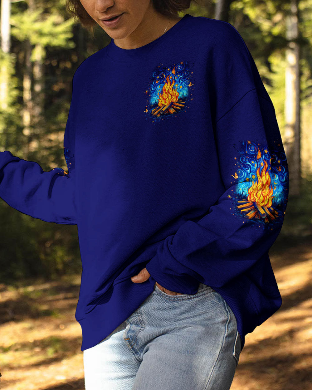 BLISSCORNERS MAKING MEMORIES ONE CAMPFIRE AT A TIME ALL OVER PRINT