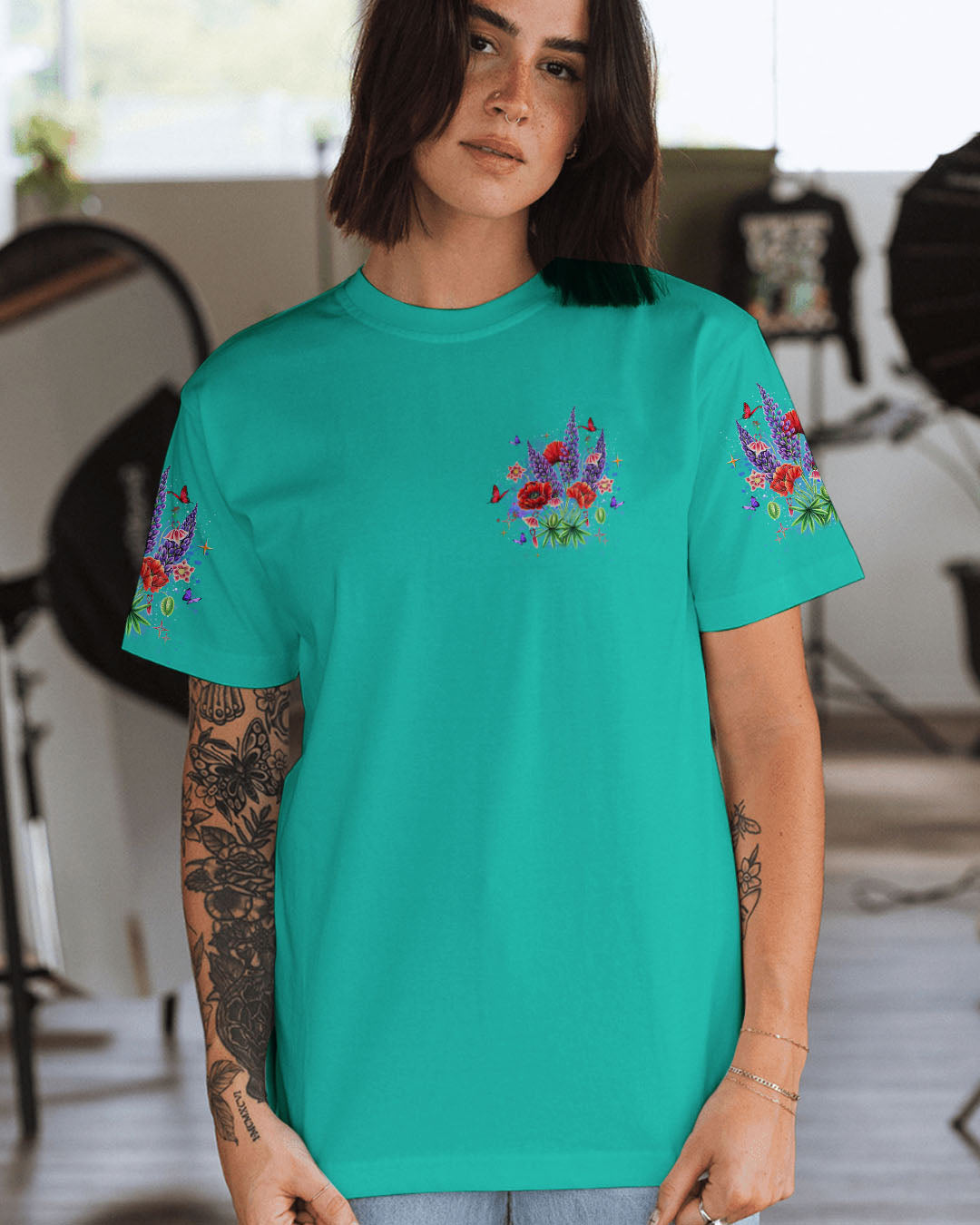 BLISSCORNERS YOU BELONG THE WILDFLOWERS ALL OVER PRINT
