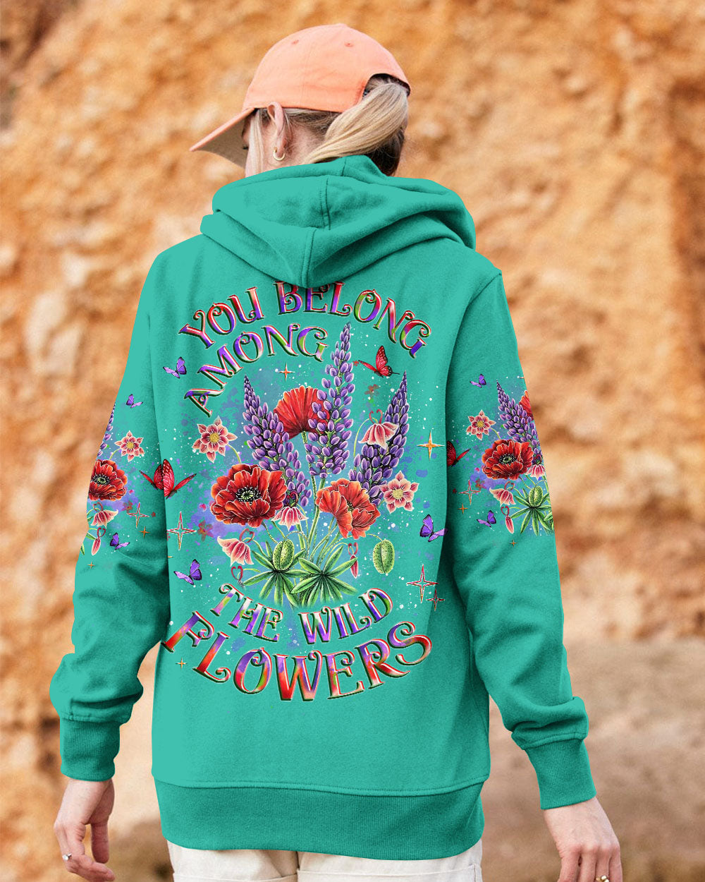 BLISSCORNERS YOU BELONG THE WILDFLOWERS ALL OVER PRINT