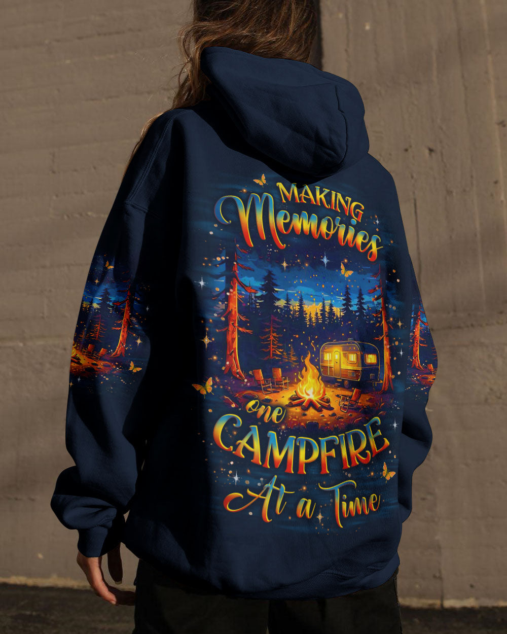 BLISSCORNERS MAKING MEMORIES ONE CAMPFIRE AT A TIME ALL OVER PRINT