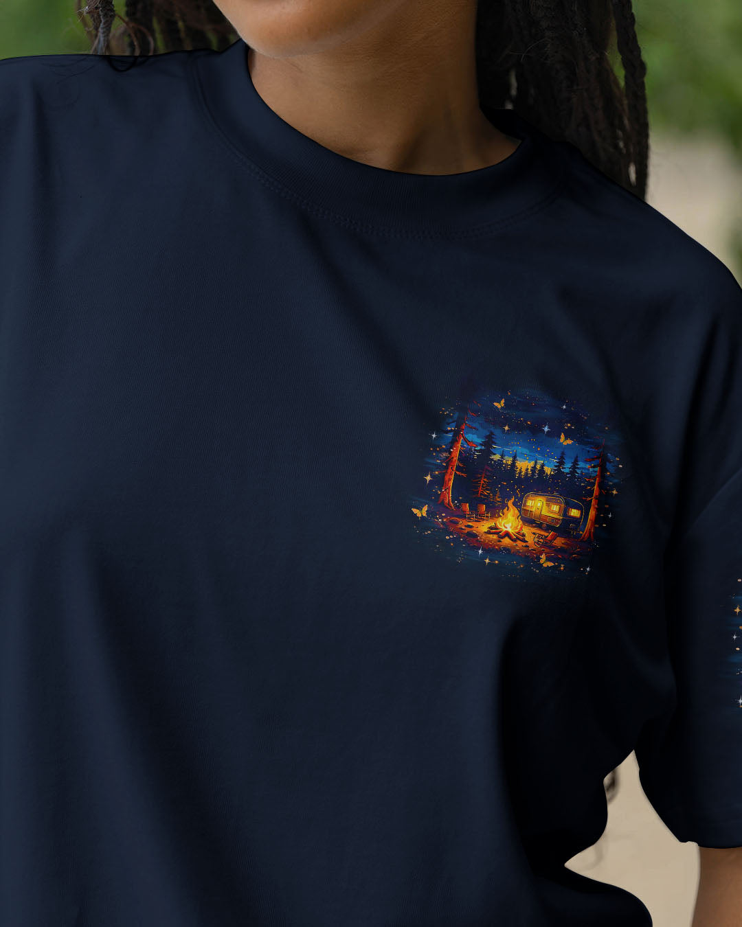 BLISSCORNERS MAKING MEMORIES ONE CAMPFIRE AT A TIME ALL OVER PRINT
