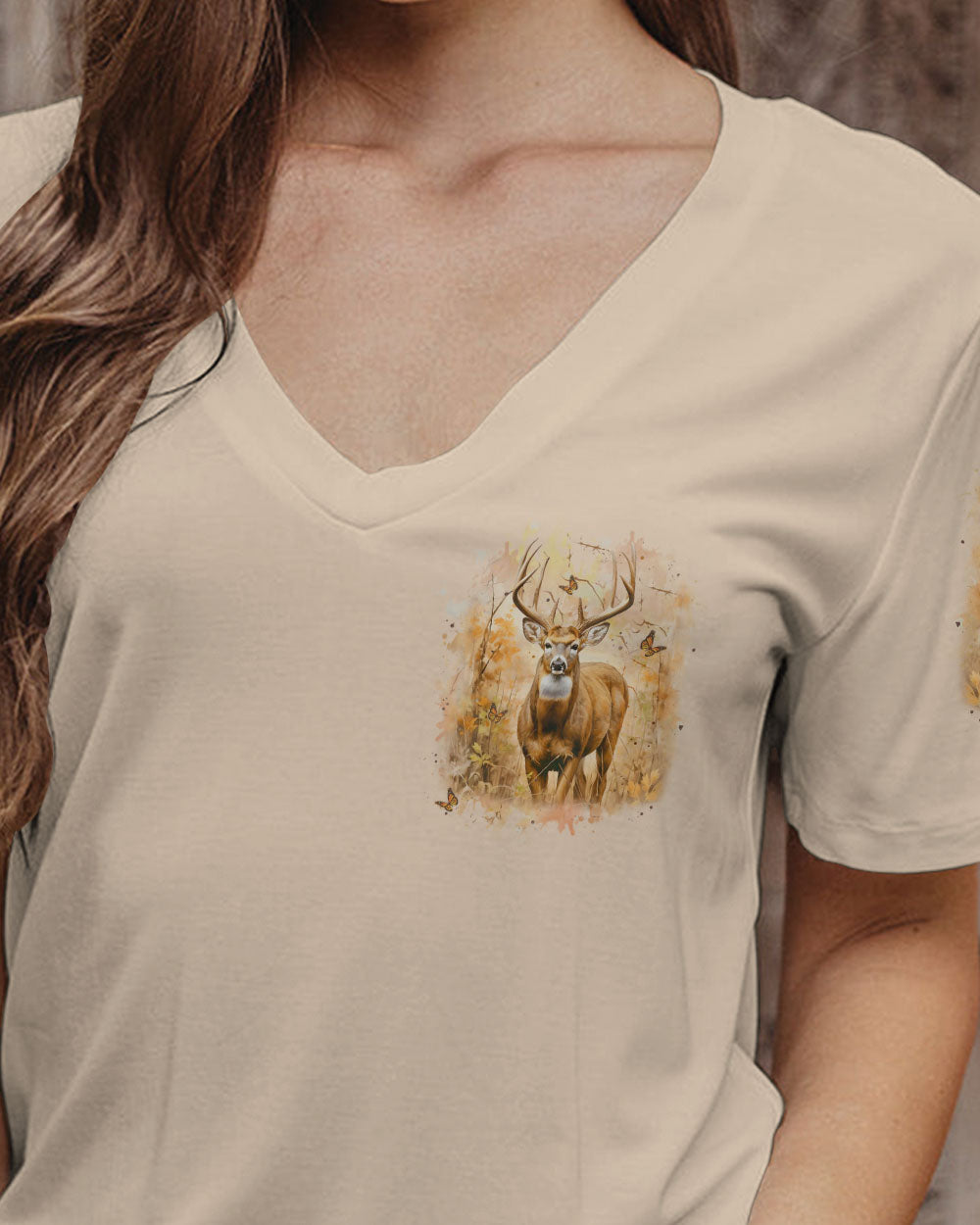 BLISSCORNERS THE CLOSER I GET TO NATURE DEER HUNTING ALL OVER PRINT