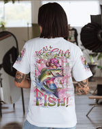 BLISSCORNERS REAL GIRLS FISH FISHING ALL OVER PRINT