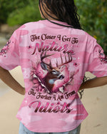 BLISSCORNERS THE CLOSER I GET TO NATURE DEER ALL OVER PRINT