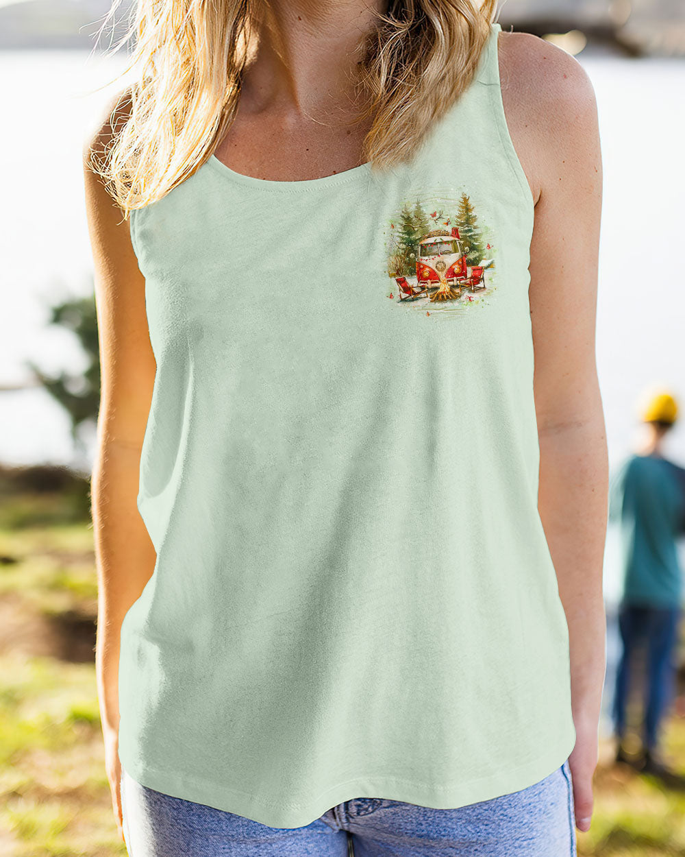 BLISSCORNERS MAKING MEMORIES ONE CAMPFIRE AT A TIME CHRISTMAS ALL OVER PRINT