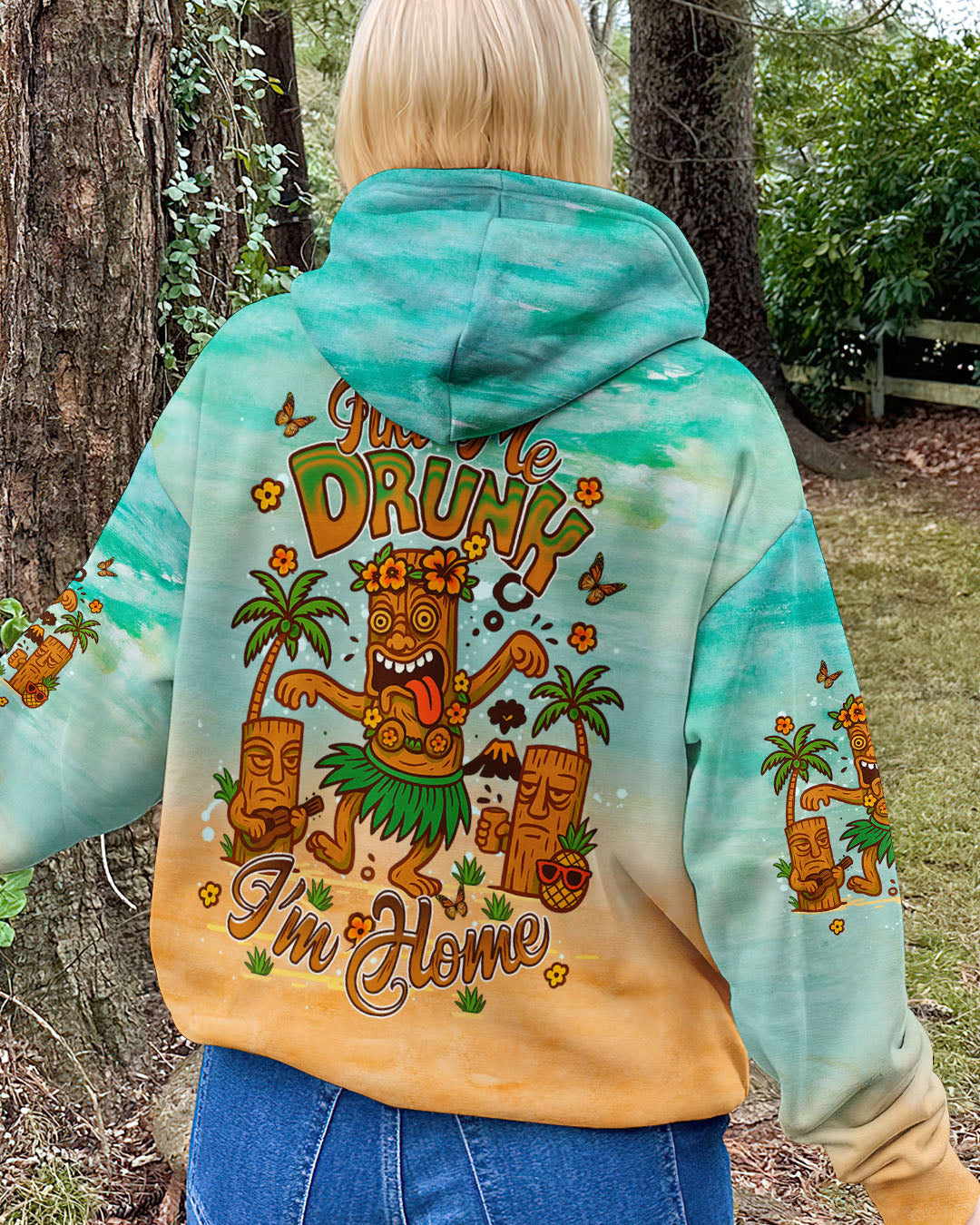 BLISSCORNERS TIKI ME DRUNK I'M HOME ALL OVER PRINT