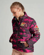BLISSCORNERS PRETTY IN PINK HUNTING CAMO PUFFER JACKET