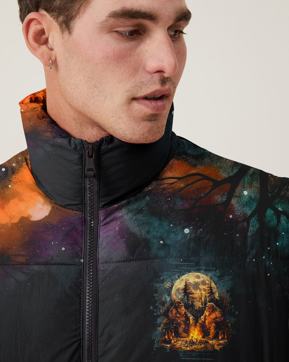 BLISSCORNERS MAKING MEMORIES ONE CAMPFIRE AT A TIME BIGFOOT PUFFER JACKET