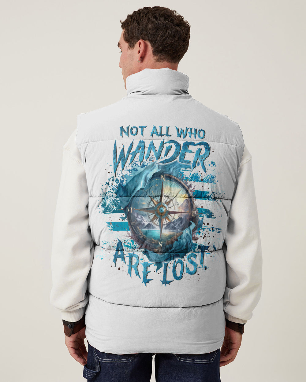 BLISSCORNERS NOT ALL WHO WANDER ARE LOST PUFFER JACKET