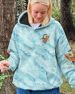 BLISSCORNERS CATCH THE WAVES STAY COOL HAVE FUN SHARK ALL OVER PRINT