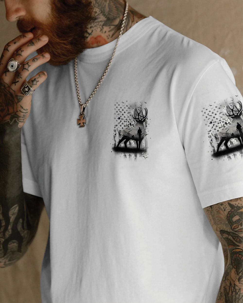 BLISSCORNERS THE CLOSER I GET TO NATURE DEER ALL OVER PRINT