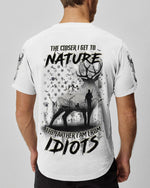 BLISSCORNERS THE CLOSER I GET TO NATURE DEER ALL OVER PRINT