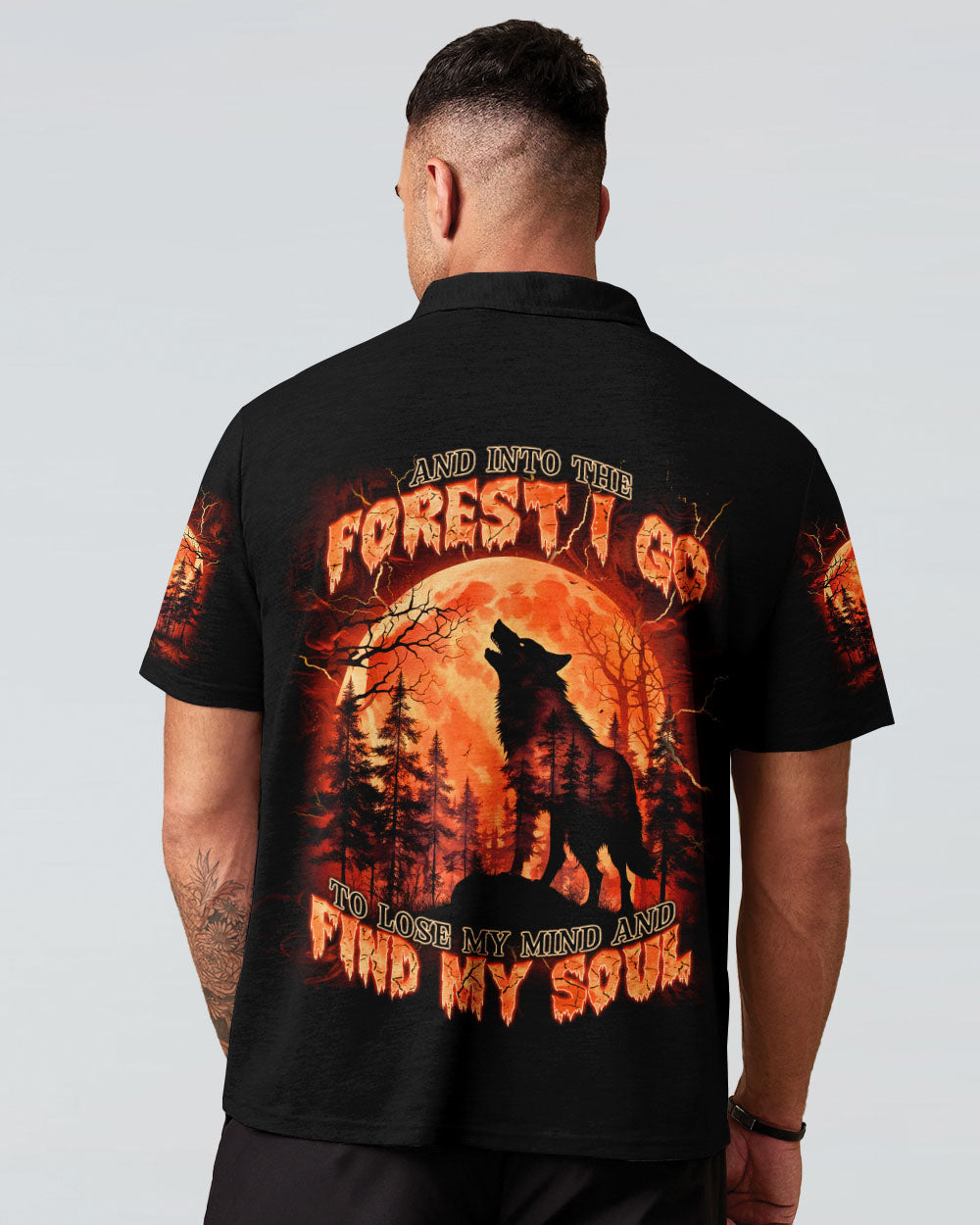 BLISSCORNERS AND INTO THE FOREST I GO WOLF ALL OVER PRINT