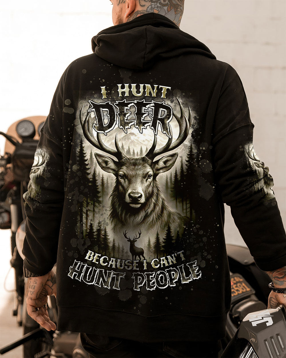 BLISSCORNERS I HUNT DEER HUNTING ALL OVER PRINT