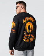 BLISSCORNERS ALWAYS TAKE THE SCENIC ROUTE BIGFOOT ALL OVER PRINT