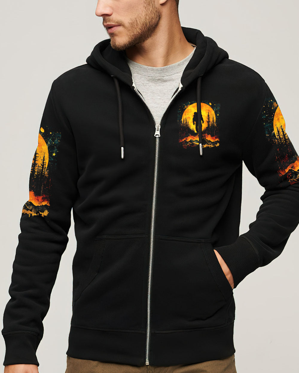 BLISSCORNERS ALWAYS TAKE THE SCENIC ROUTE BIGFOOT ALL OVER PRINT