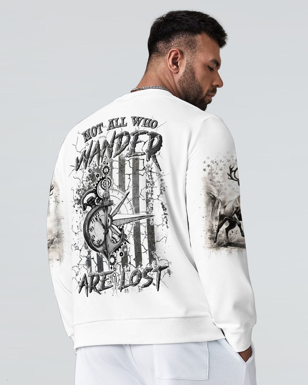 BLISSCORNERS NOT ALL WHO WANDER ARE LOST ALL OVER PRINT