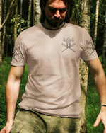 Blisscorners Never Underestimate An Old Man Who Believe In Jesus And Love Hunting Shirt, Personalized Hunting 3D Shirt - Beige