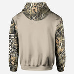 Blisscorners Buck Around And Find Out, Personalized Hunting All Over Shirt, Personalized 3D Hoodie For Hunting Lover