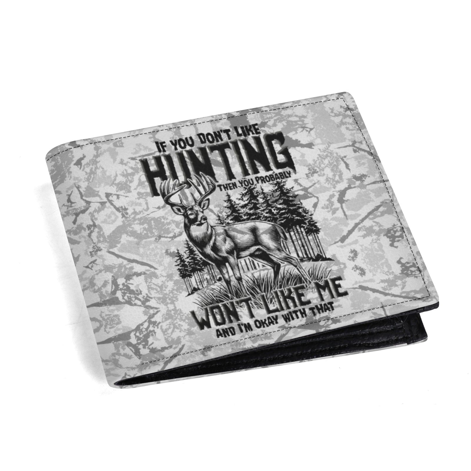 BLISSCORNERS IF YOU DON'T LIKE HUNTING LEATHER WALLET