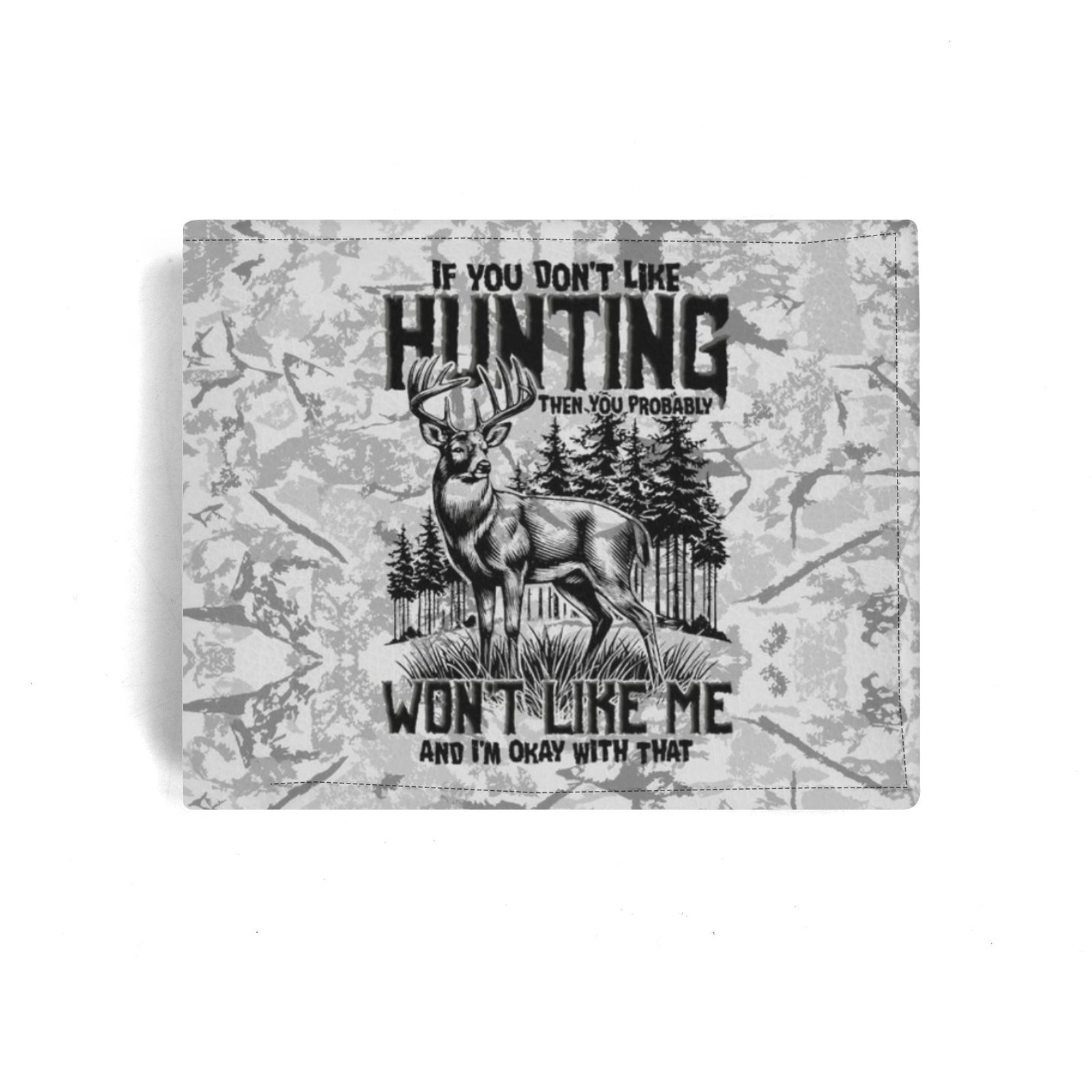 BLISSCORNERS IF YOU DON'T LIKE HUNTING LEATHER WALLET