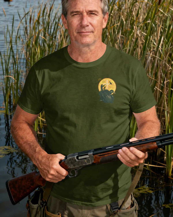 Blisscorners I Asked God For A Hunting Buddy He Sent My Son Shirt, Personalized Hunting 3D Shirt