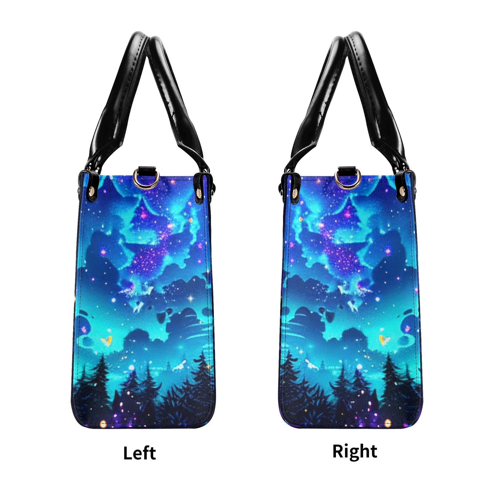 BLISSCORNERS AND INTO THE CAMPSITES I GO LEATHER HANDBAG