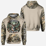 Blisscorners Buck Around And Find Out, Personalized Hunting All Over Shirt, Personalized 3D Hoodie For Hunting Lover