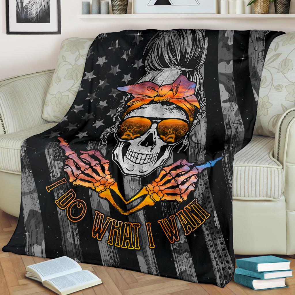 BLISSCORNERS I DO WHAT I WANT BLANKET