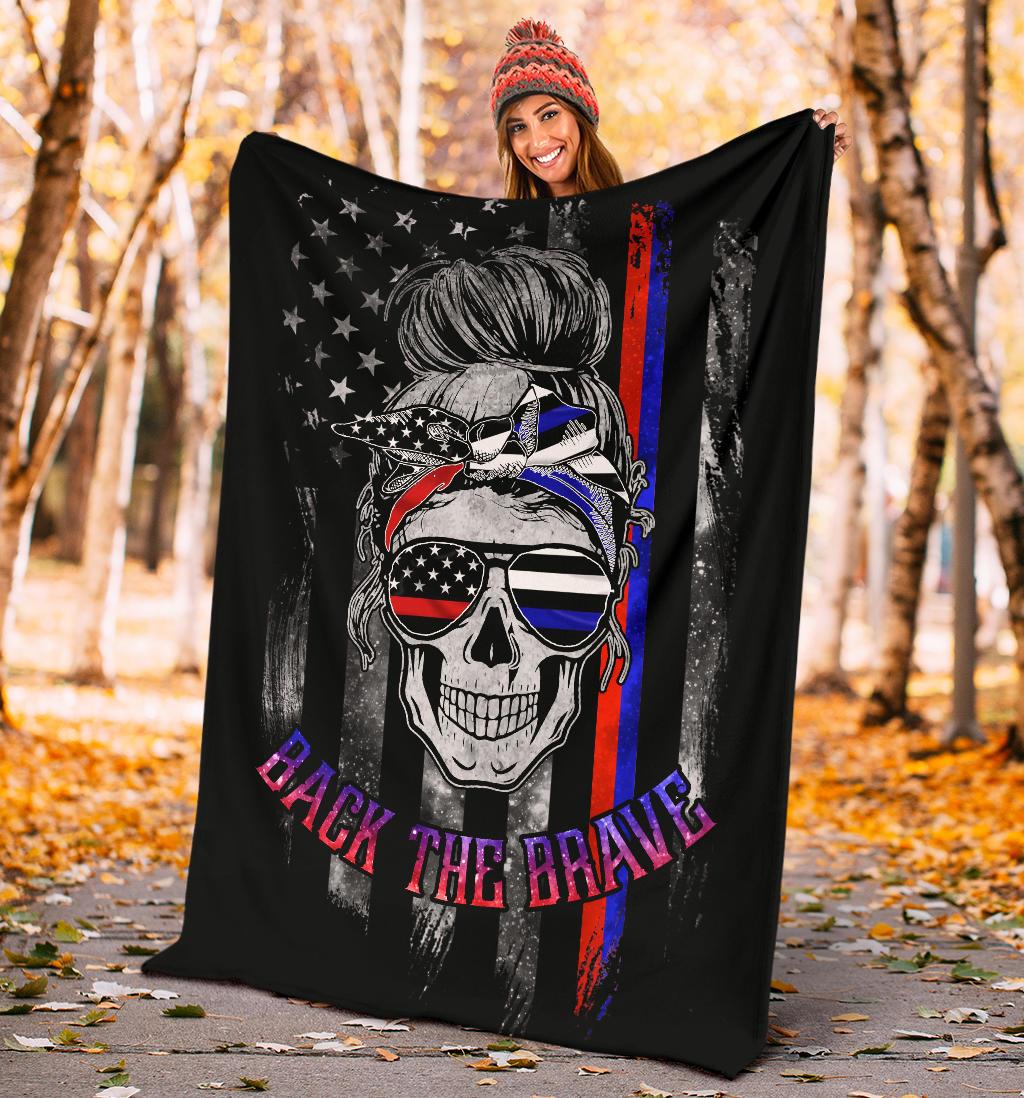 BLISSCORNERS BACK THE BRAVE PL FF BLANKET