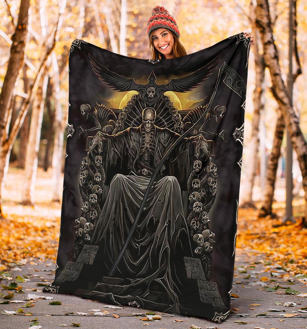 BLISSCORNERS SKL BLACK BLANKET